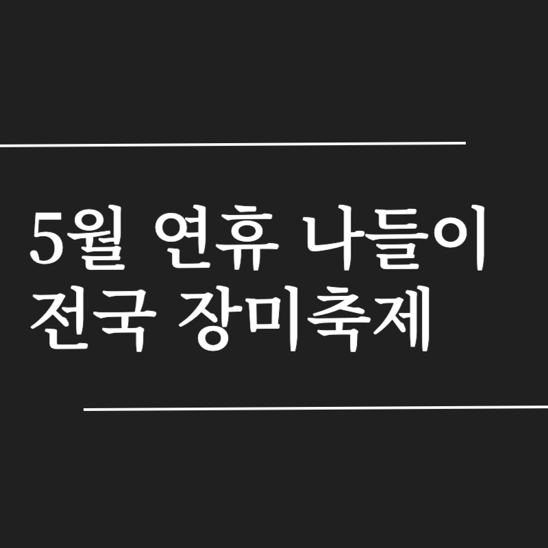 5월 장미축제